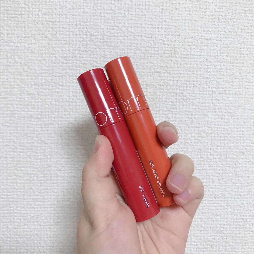 ジューシーラスティングティント/rom&nd/リップティントを使ったクチコミ(1枚目)