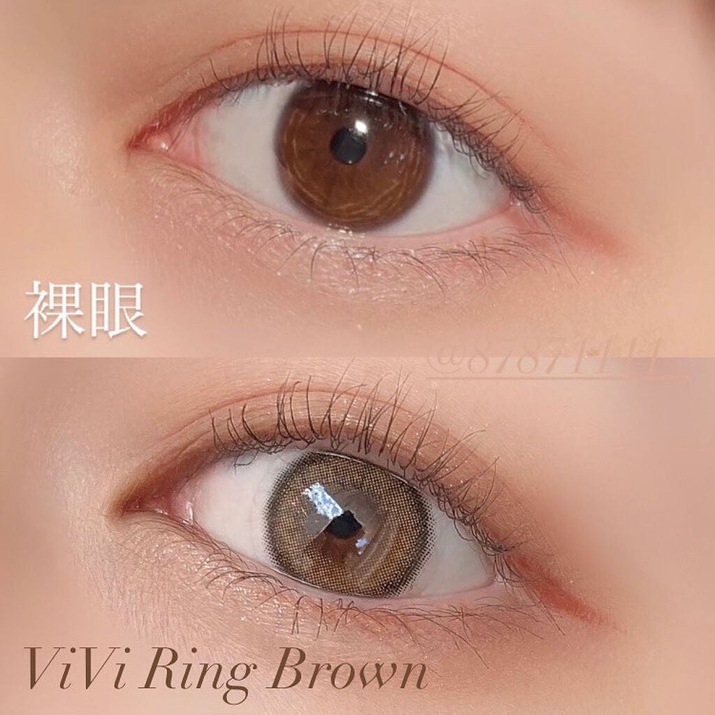 ViVi Ring 1day/OLENS/ワンデー(1DAY)カラコンを使ったクチコミ(2枚目)