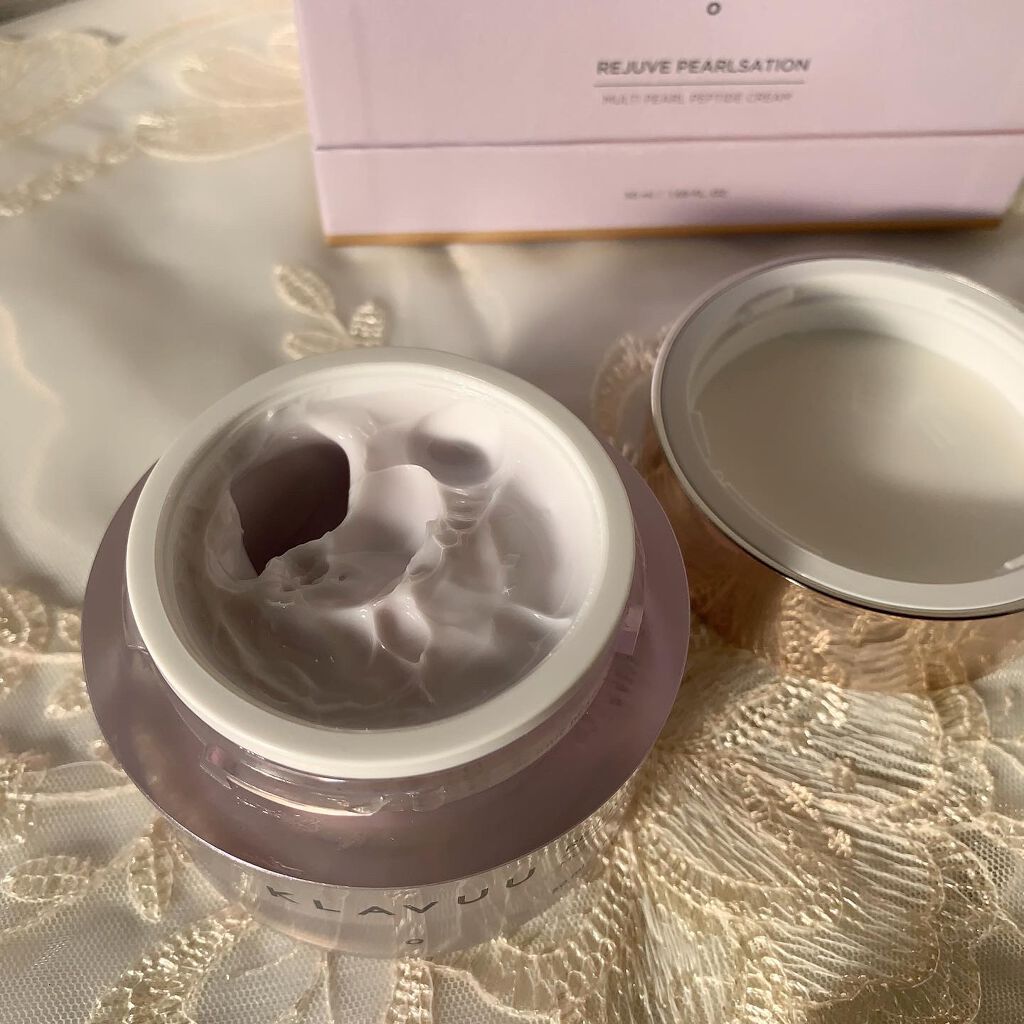 レジュブパールセーションマルチペプチドクリーム/KLAVUU/フェイスクリームを使ったクチコミ(2枚目)