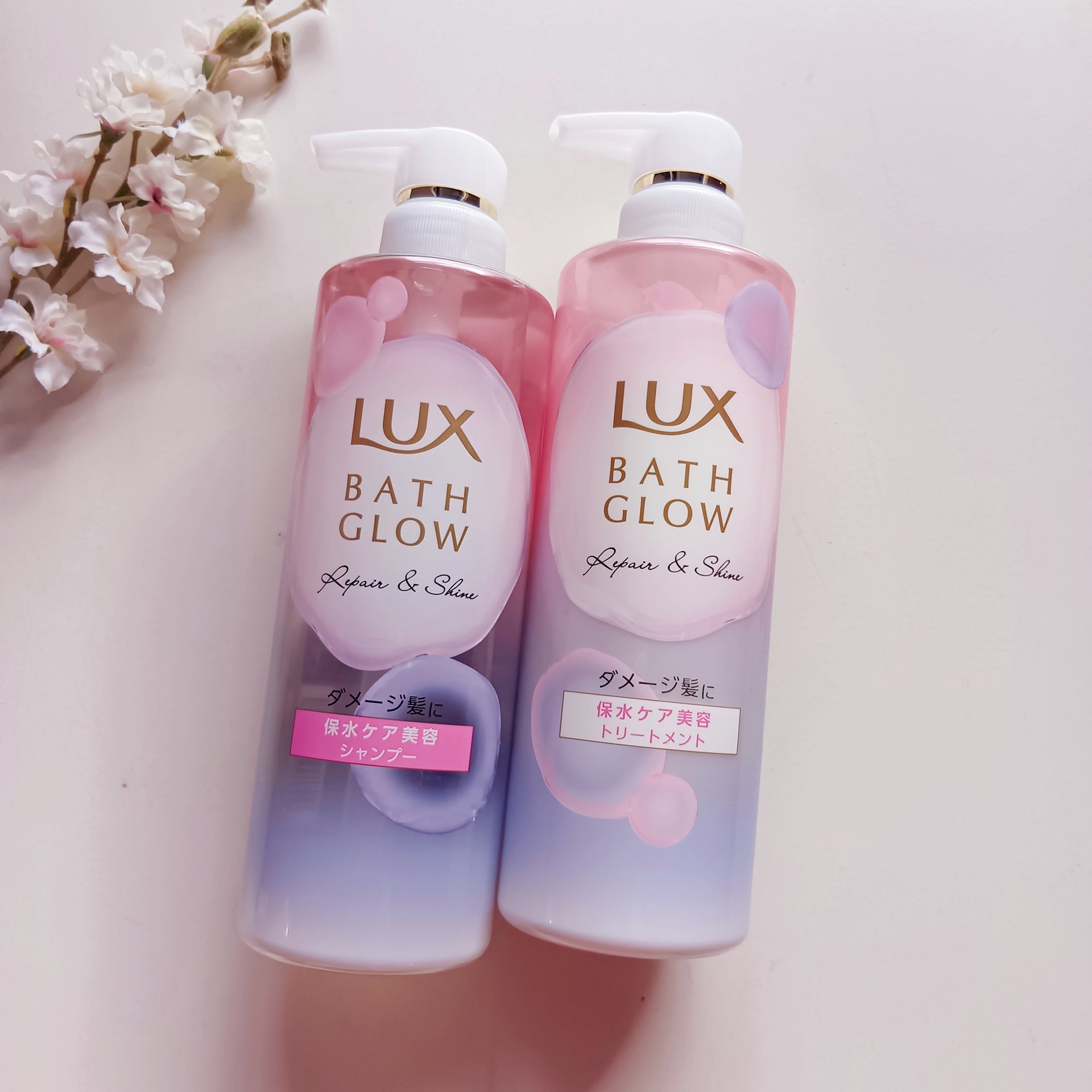 バスグロウ リペア&シャイン シャンプー / トリートメント/LUX/市販シャンプーを使ったクチコミ（2枚目）