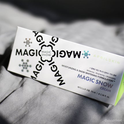 MAGIC SNOW CREAM/APRILSKIN/フェイスクリームを使ったクチコミ(2枚目)