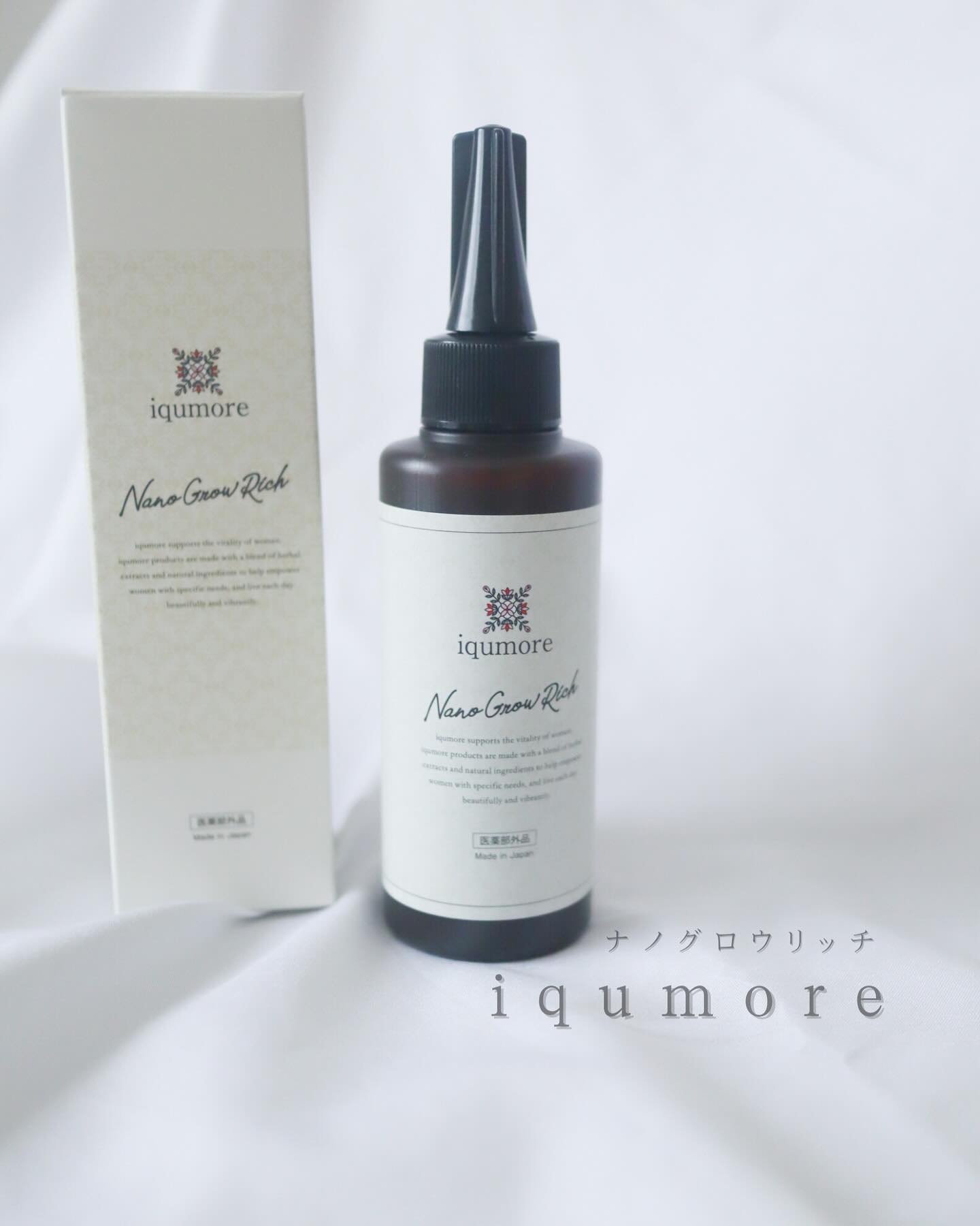 ナノグロウリッチ/iqumore/頭皮ローションを使ったクチコミ（1枚目）