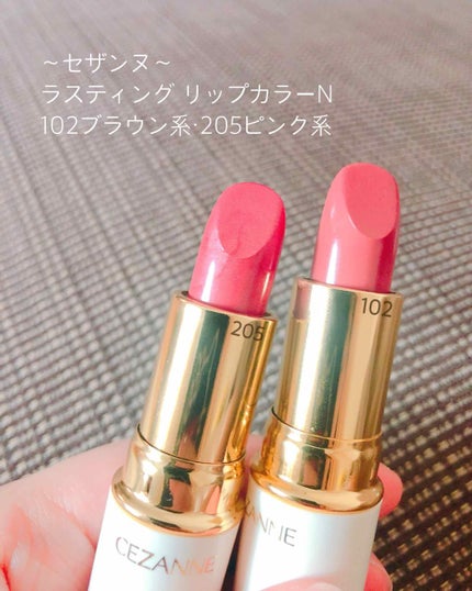 ラスティング リップカラーN/CEZANNE/口紅を使ったクチコミ(1枚目)