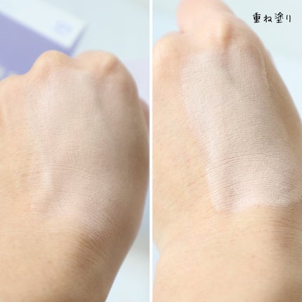 パンテノールバリアクッション/COSNORI/クッションファンデーションを使ったクチコミ(3枚目)