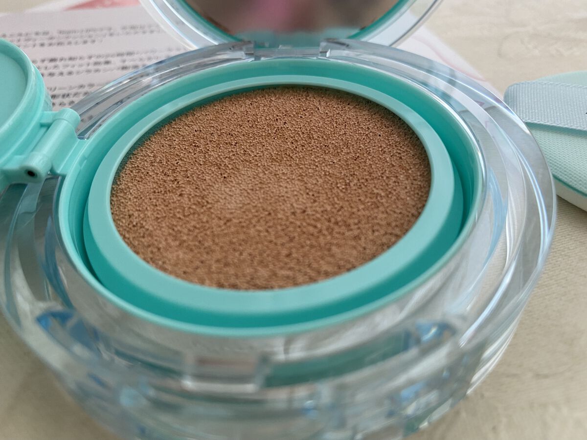 メタフィットヴィーガンクッション/AMUSE/クッションファンデーションを使ったクチコミ（3枚目）