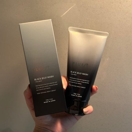 BLACK JELLY WASH(ブラックジェリーウォッシュ)/PLUEST/その他洗顔料を使ったクチコミ(1枚目)