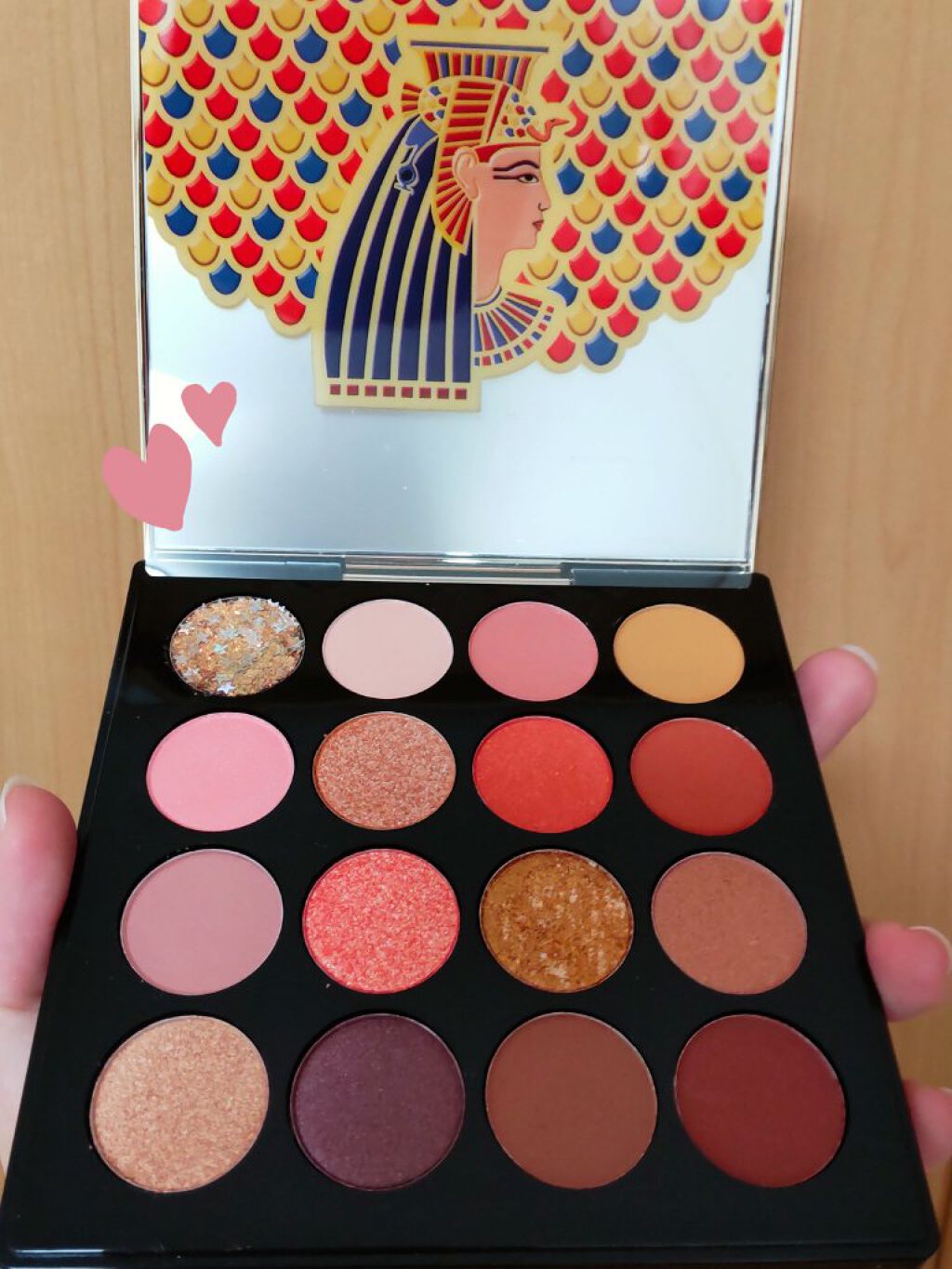 大英博物館 エジプトシリーズ アイシャドウパレット/ZEESEA/アイシャドウパレットを使ったクチコミ（2枚目）