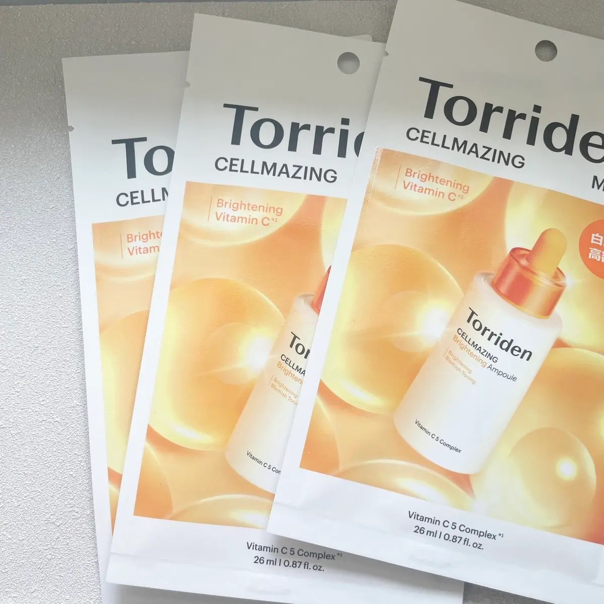 セルメイジング ビタC ブライトニングマスク/Torriden/シートマスク・パックを使ったクチコミ（3枚目）