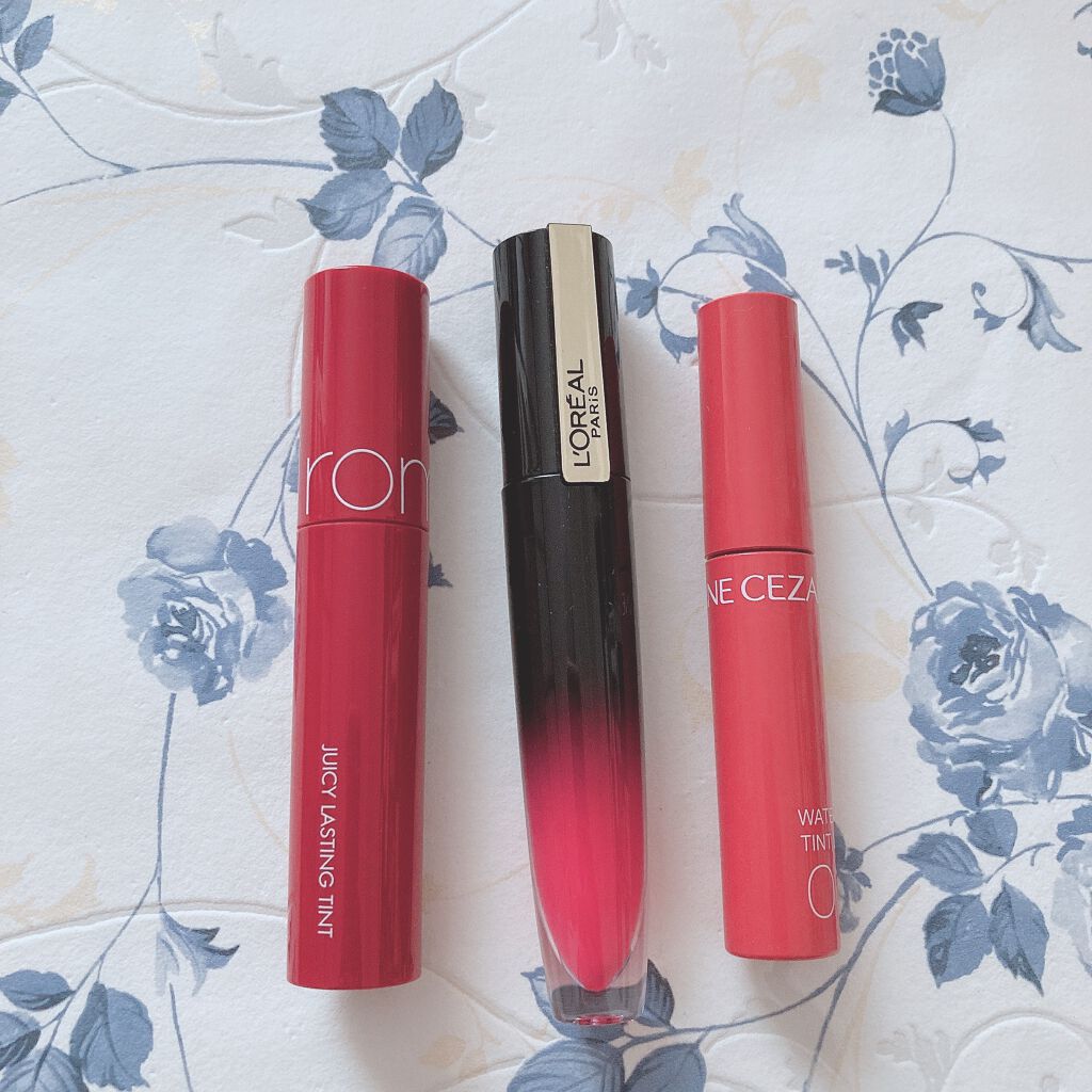 ジューシーラスティングティント/rom&nd/リップティントを使ったクチコミ(3枚目)