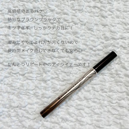プライムリキッドアイライナー リッチキープ/ヒロインメイク/リキッドアイライナーを使ったクチコミ(2枚目)