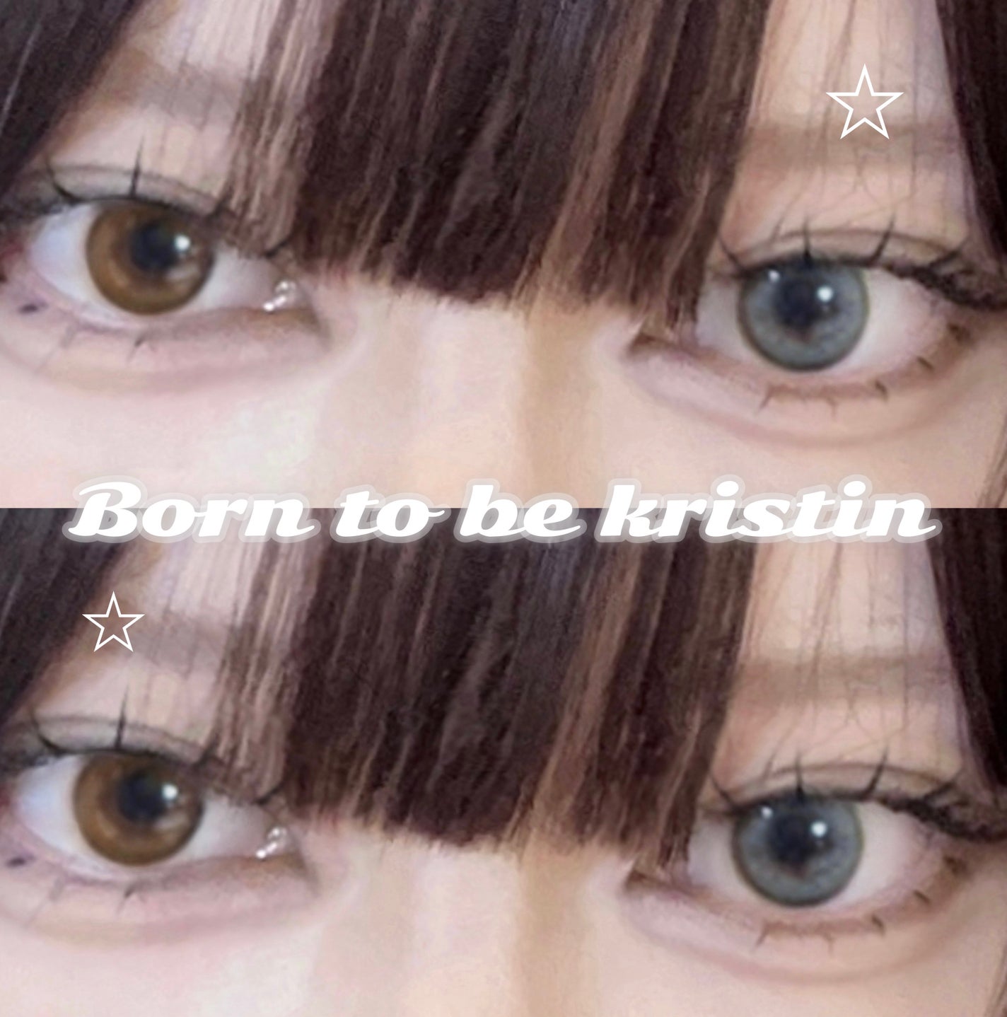 born to be kristin/Hapa kristin/カラーコンタクトレンズを使ったクチコミ(1枚目)