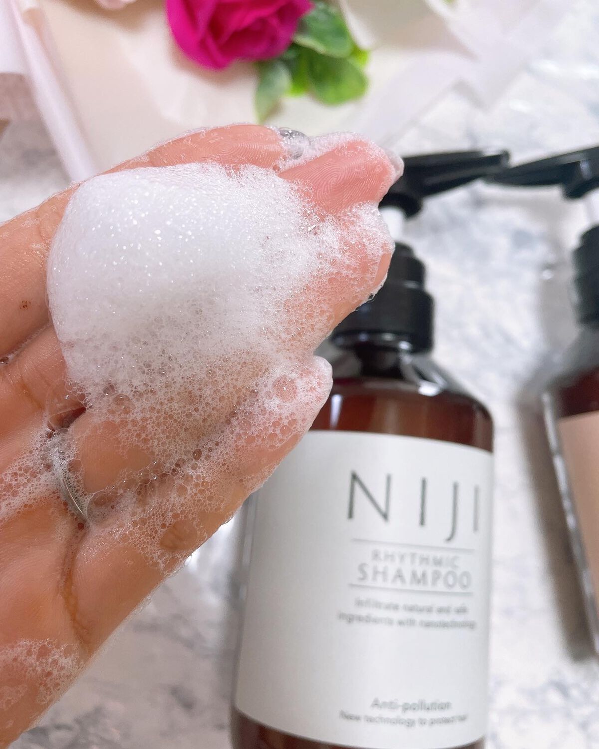 NIJI<ニジ>リズミック シャンプー/トリートメント/NIJI RHYTHMIC/市販シャンプーを使ったクチコミ(4枚目)