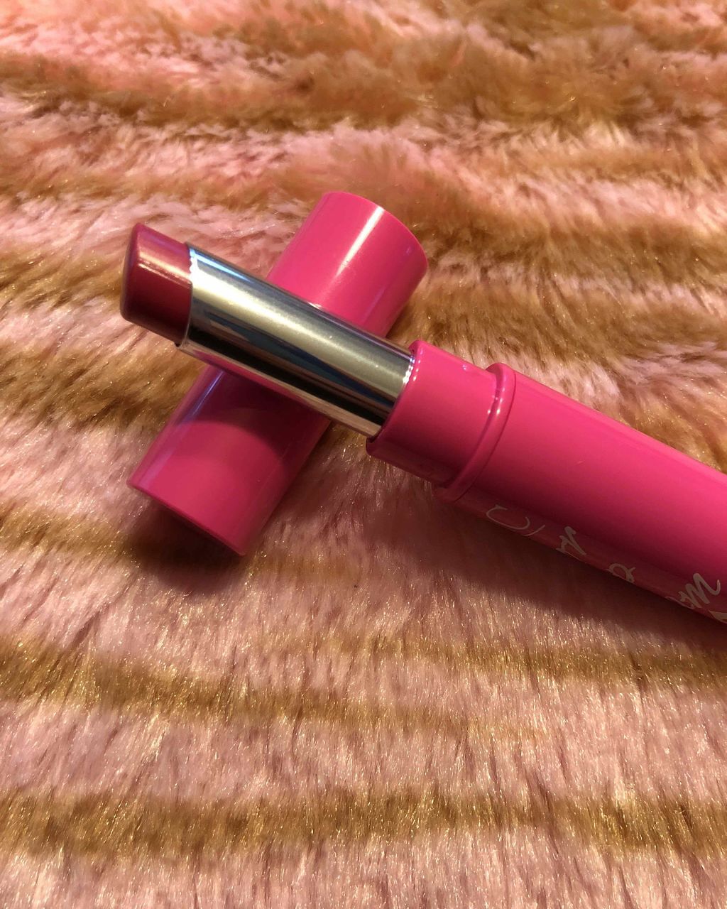 濃密うるみカラーリップクリーム ピンク/DHC/リップクリームを使ったクチコミ（2枚目）