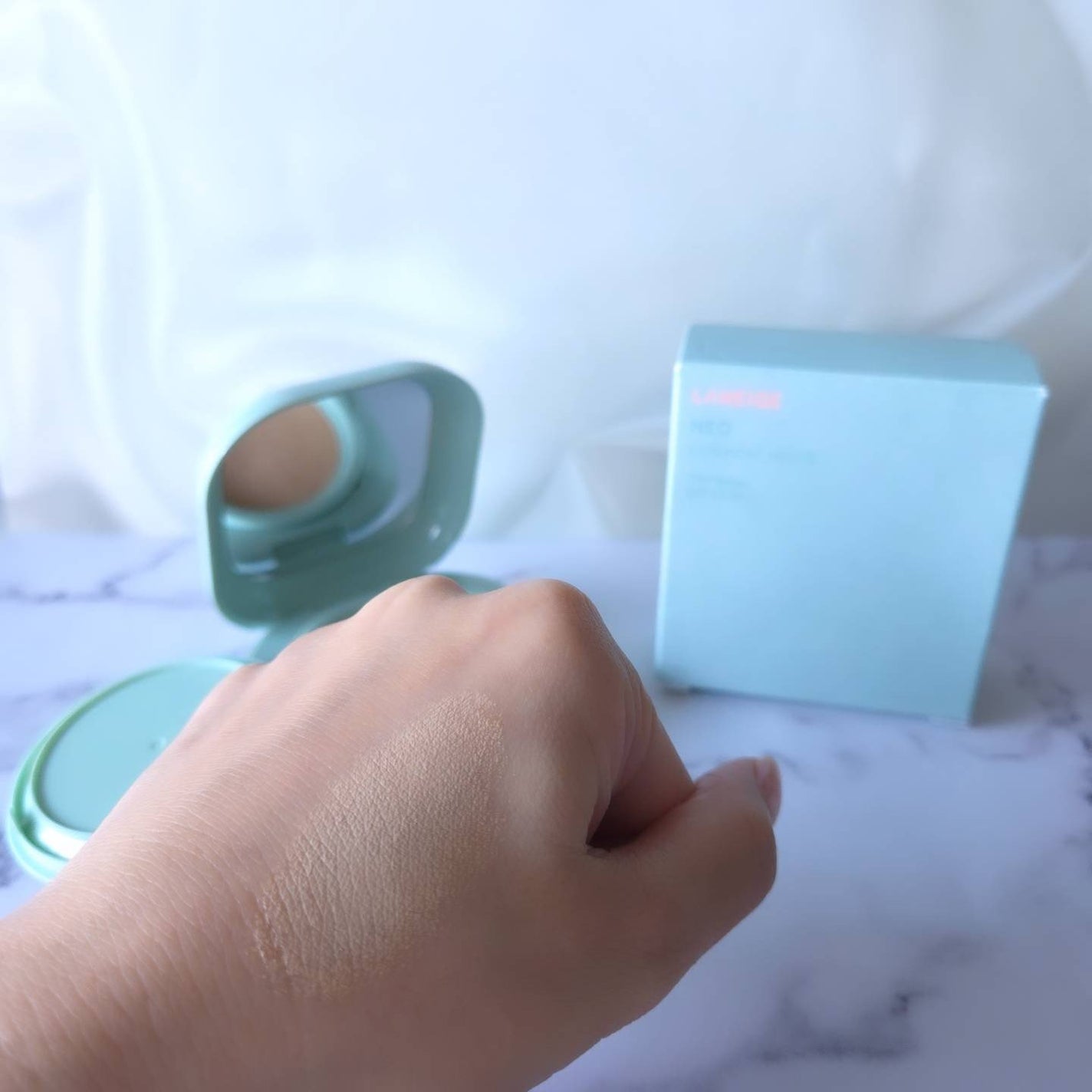 ネオクッション マット N/LANEIGE/クッションファンデーションを使ったクチコミ(3枚目)