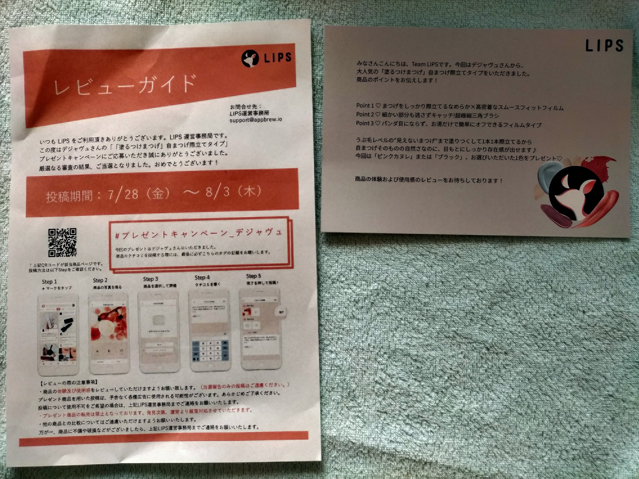 「塗るつけまつげ」自まつげ際立てタイプ ピンクカヌレ（数量限定色）/デジャヴュ/マスカラを使ったクチコミ（3枚目）