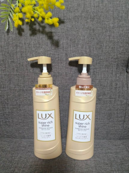 スーパーリッチシャイン ダメージリペア シャンプー/コンディショナー/LUX/市販シャンプーを使ったクチコミ(1枚目)