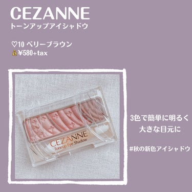 トーンアップアイシャドウ/CEZANNE/パウダーアイシャドウを使ったクチコミ（2枚目）