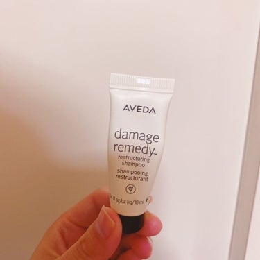 AVEDA リストラクチュアリング シャンプー／コンディショナーのクチコミ「ミニサイズ使い切りました。

店頭で勧められミニサイズ頂きました。

髪の毛を濡らし、予洗いし.....」（1枚目）