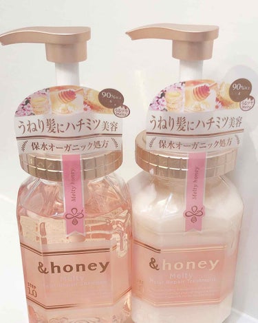 &honey Melty モイストリペア シャンプー1.0／モイストリペア ヘアトリートメント2.0/&honey/シャンプー・コンディショナーを使ったクチコミ（1枚目）