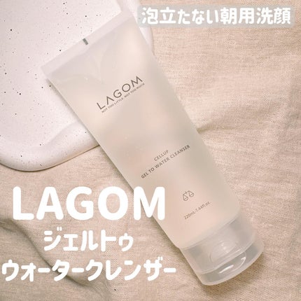 ラゴム ジェルトゥウォーター クレンザー(朝用洗顔)/LAGOM /その他洗顔料を使ったクチコミ(1枚目)