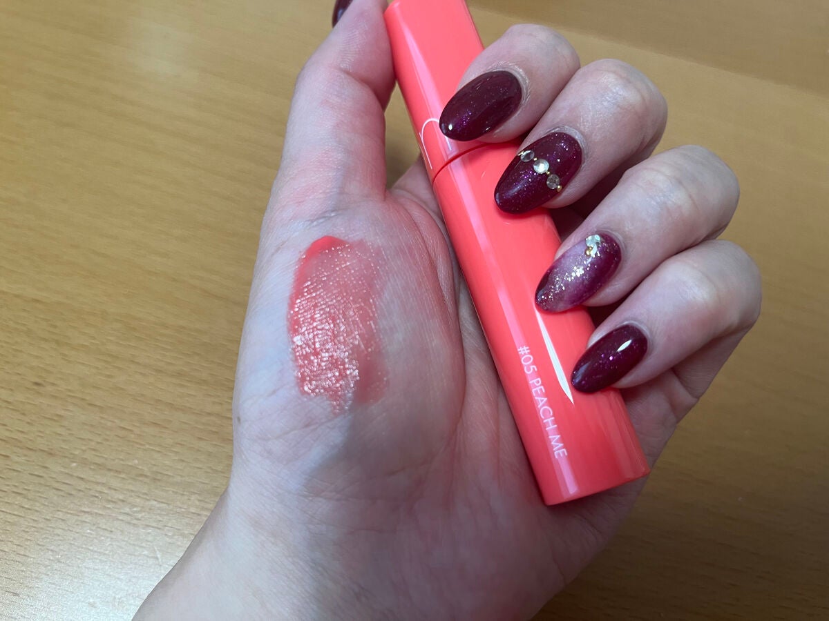 ジューシーラスティングティント/rom&nd/リップティントを使ったクチコミ(3枚目)