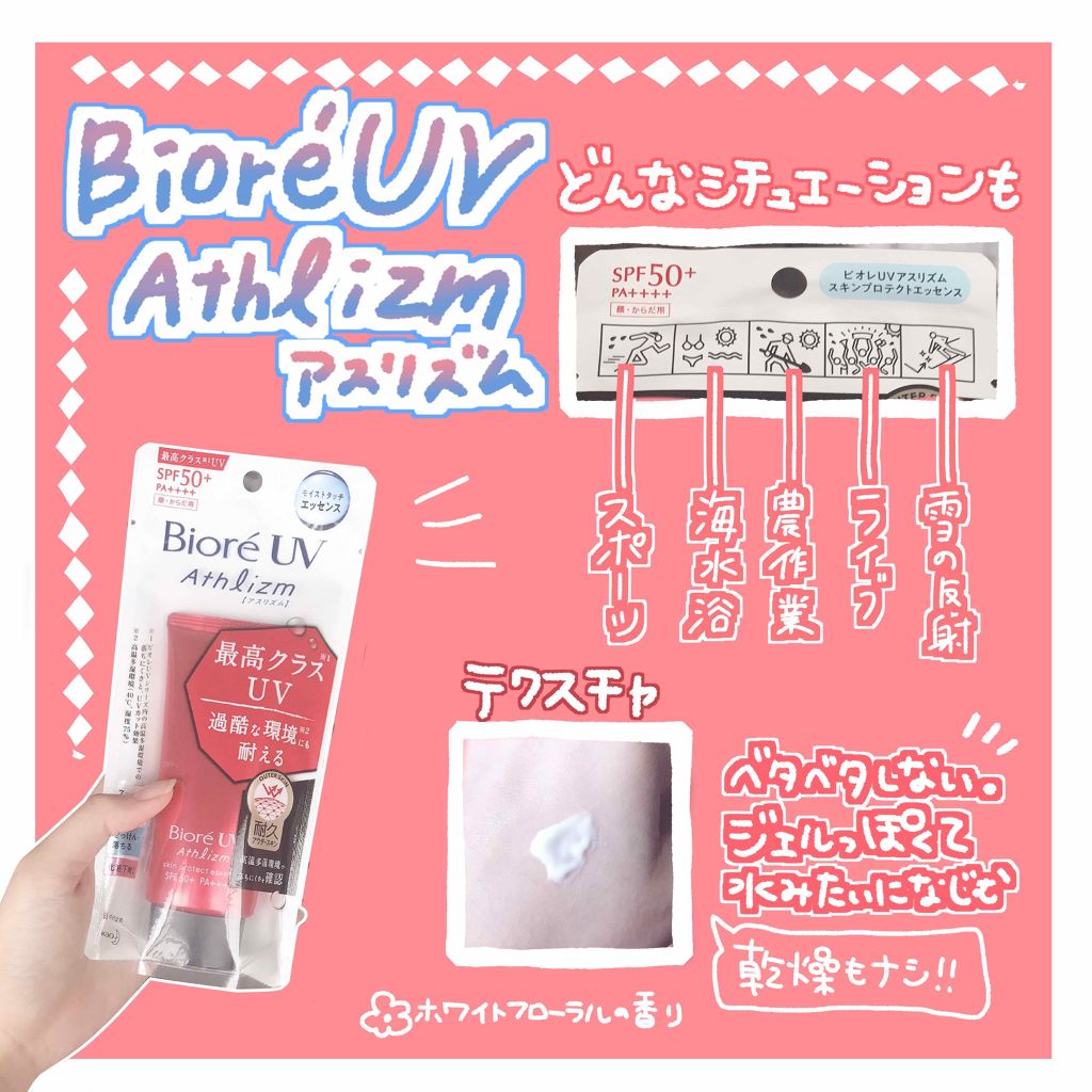 UV アスリズム スキンプロテクトエッセンス/ビオレ/日焼け止めローションを使ったクチコミ(1枚目)