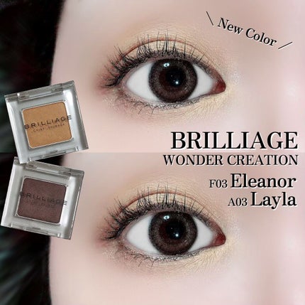 ワンダークリエイション /ブリリアージュ/単色アイシャドウを使ったクチコミ(1枚目)