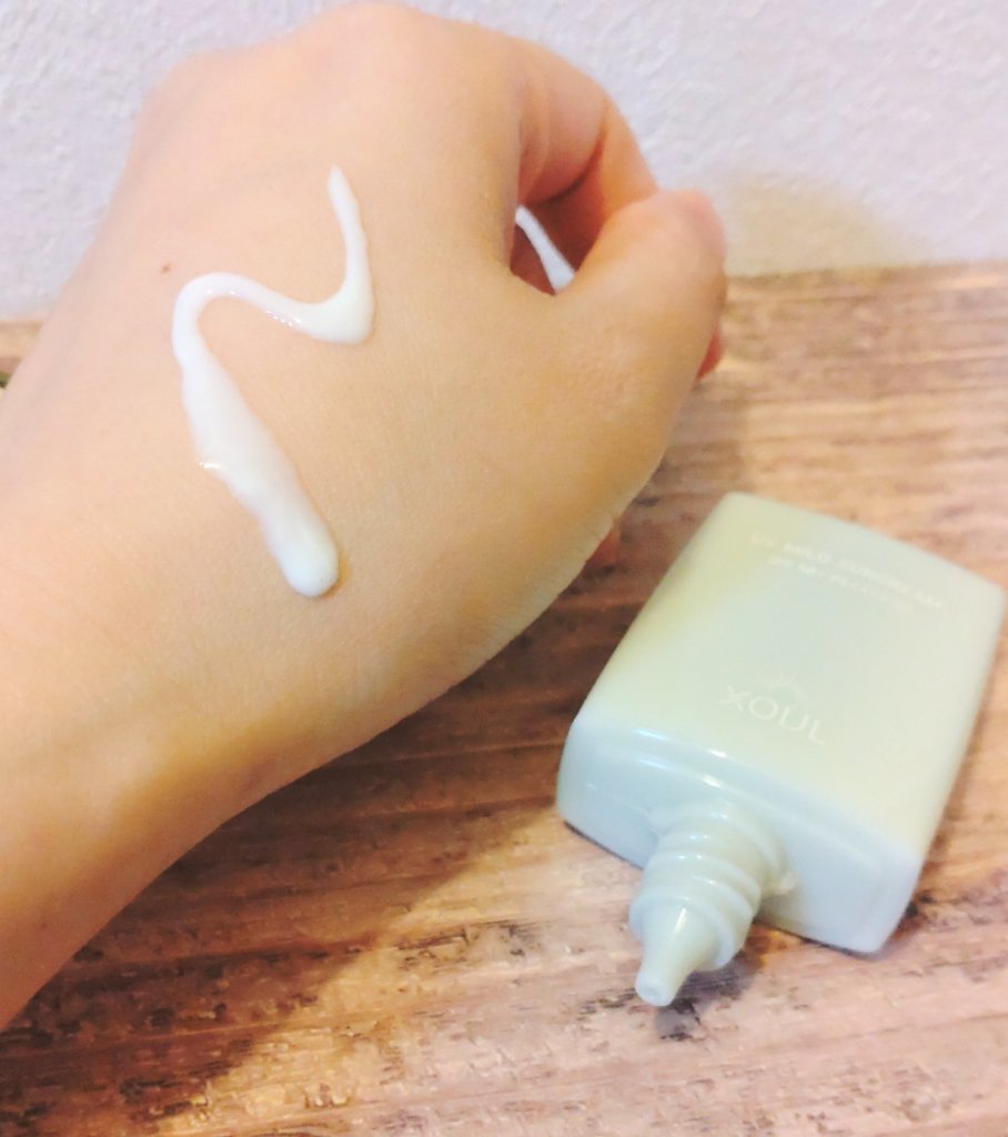 UVマイルドサンクリーム/XOUL/日焼け止めクリームを使ったクチコミ（3枚目）