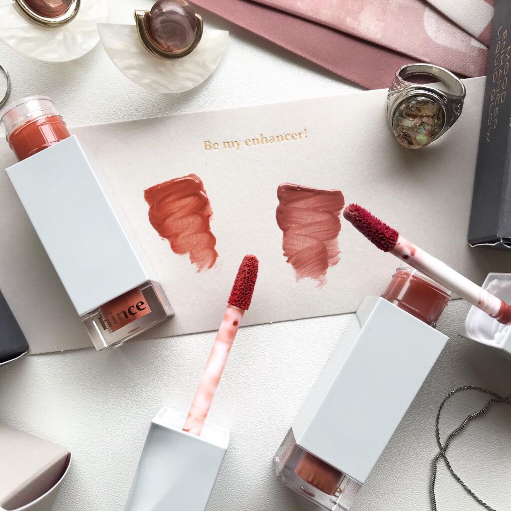 ムードインハンサーリキッドグロウ/hince/口紅を使ったクチコミ(1枚目)