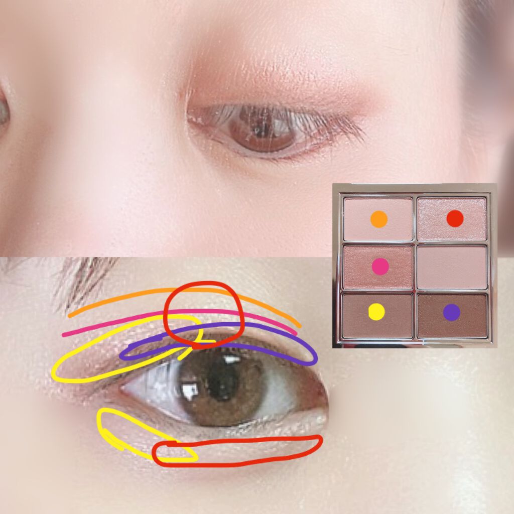 アイ ヴィーガン シアーパレット/AMUSE/アイシャドウパレットを使ったクチコミ（3枚目）