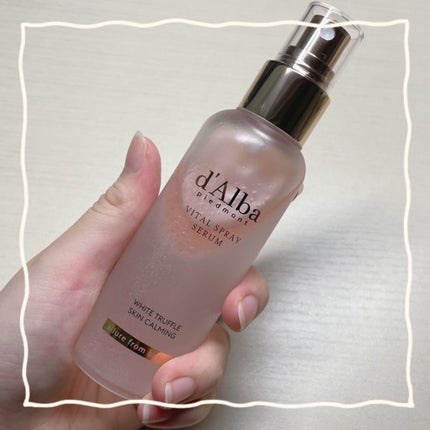 ダルバ ホワイトトリュフバイタルスプレーセラム/ダルバ/ミスト状化粧水を使ったクチコミ(1枚目)