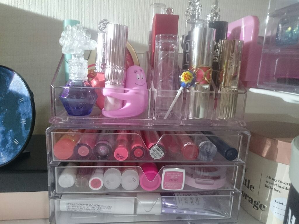 3段式クリアーケース/DAISO/その他化粧小物を使ったクチコミ(2枚目)