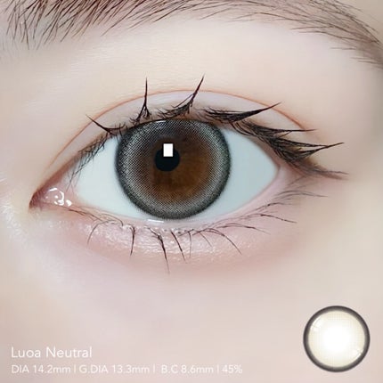 Luoa Neutral/myfipn/ワンデー(1DAY)カラコンを使ったクチコミ(3枚目)