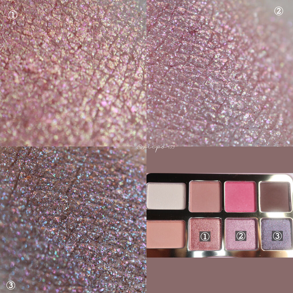 ビー マイ ラヴァ― ミニ アイシャドウ パレット/Too Faced/アイシャドウパレットを使ったクチコミ（3枚目）