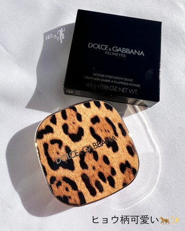 DOLCE&GABBANA BEAUTY フェリンアイズ インテンスアイシャドウ クアッドのクチコミ「 DOLCE&GABBANA
FELINEYES
INTENSE EYESHADOW QUAD.....」（3枚目）