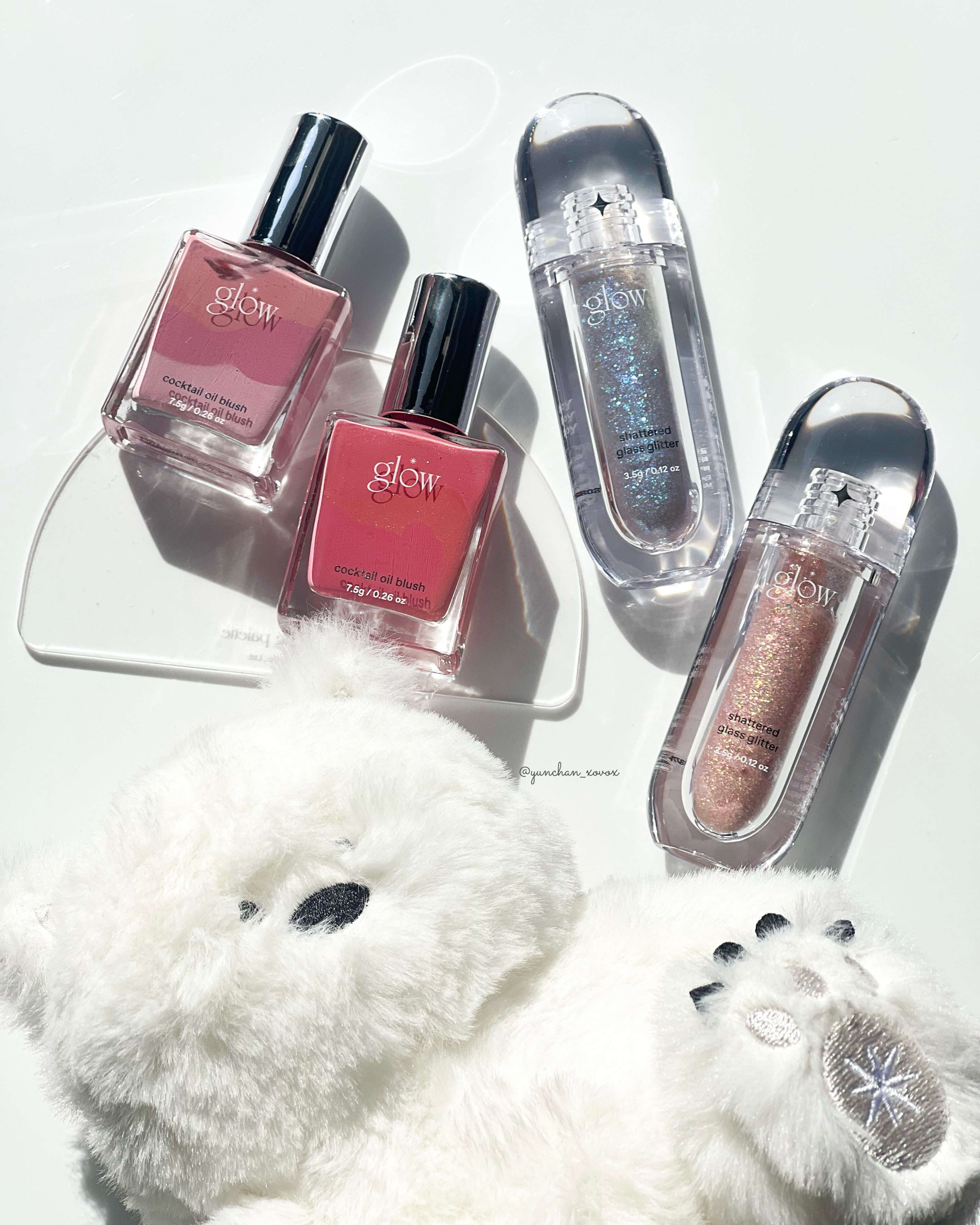 グラスグリッター/glow/グリッターを使ったクチコミ（2枚目）