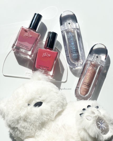 グラスグリッター/glow/グリッターを使ったクチコミ(2枚目)