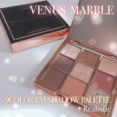 VenusMarble 9色アイシャドウパレット Realistic(リアリスティック）/Venus Marble/パウダーアイシャドウを使ったクチコミ（1枚目）