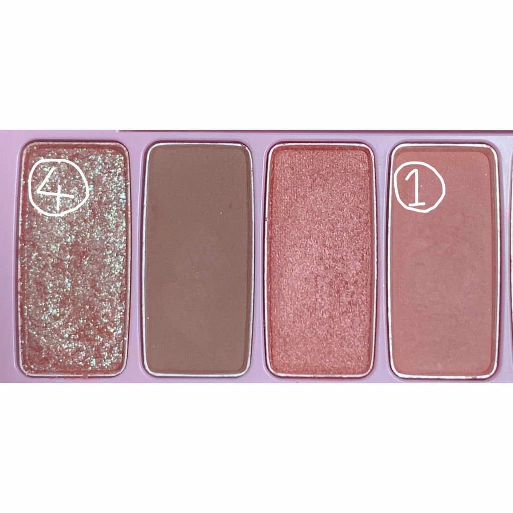 プレイカラー アイシャドウ/ETUDE/アイシャドウパレットを使ったクチコミ(4枚目)