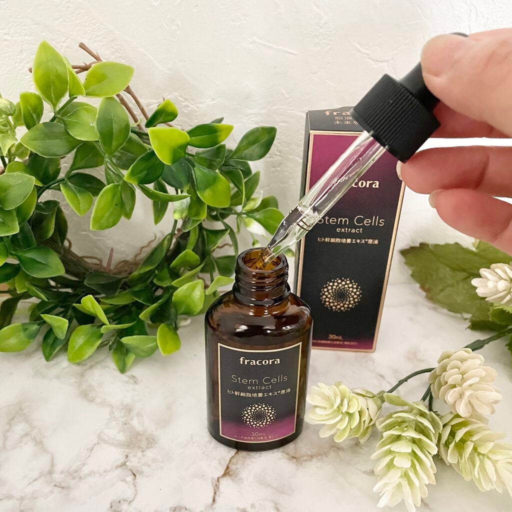ヒト幹細胞培養エキス原液/fracora/美容液を使ったクチコミ(2枚目)