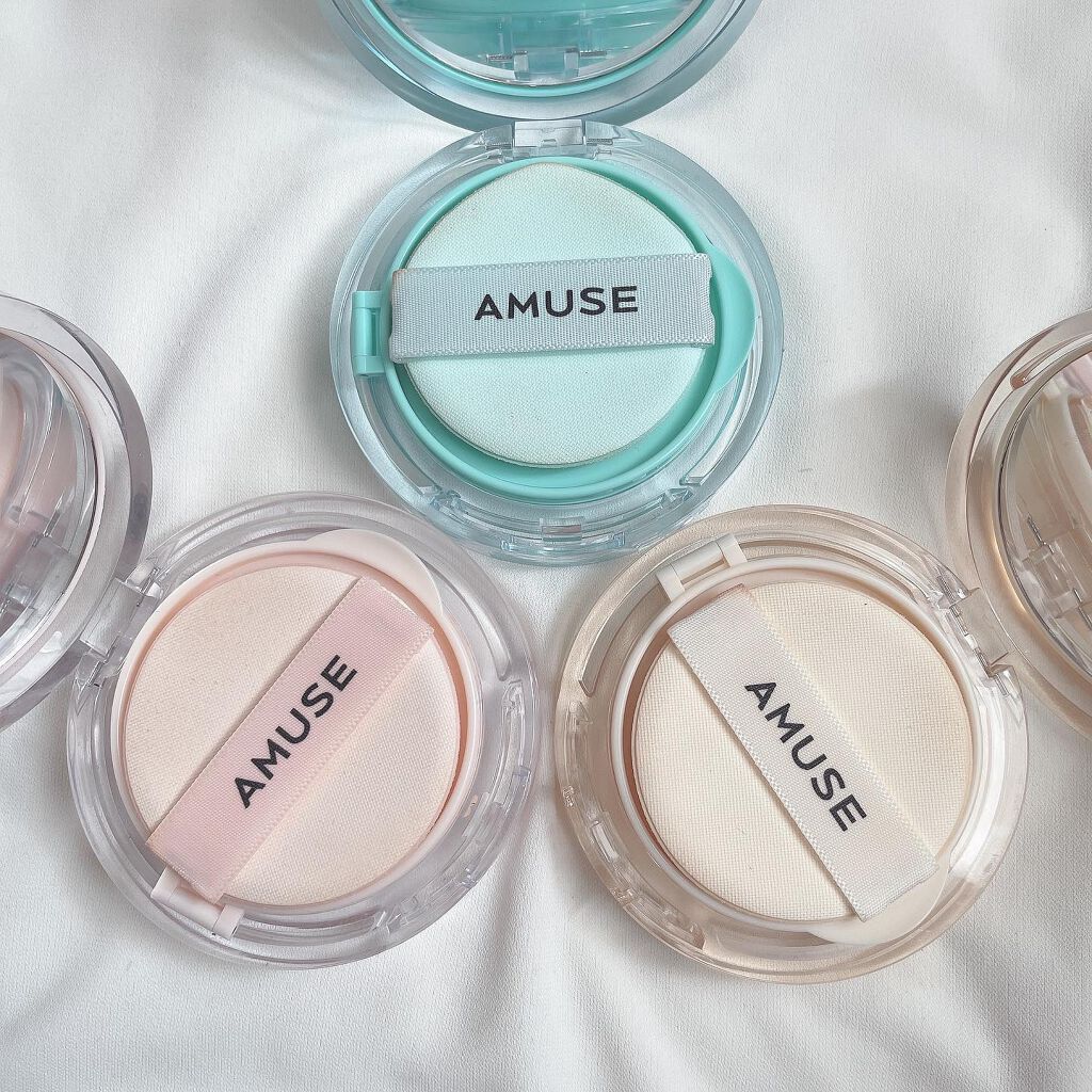 スキンチューンヴィーガンカバークッション/AMUSE/クッションファンデーションを使ったクチコミ（2枚目）