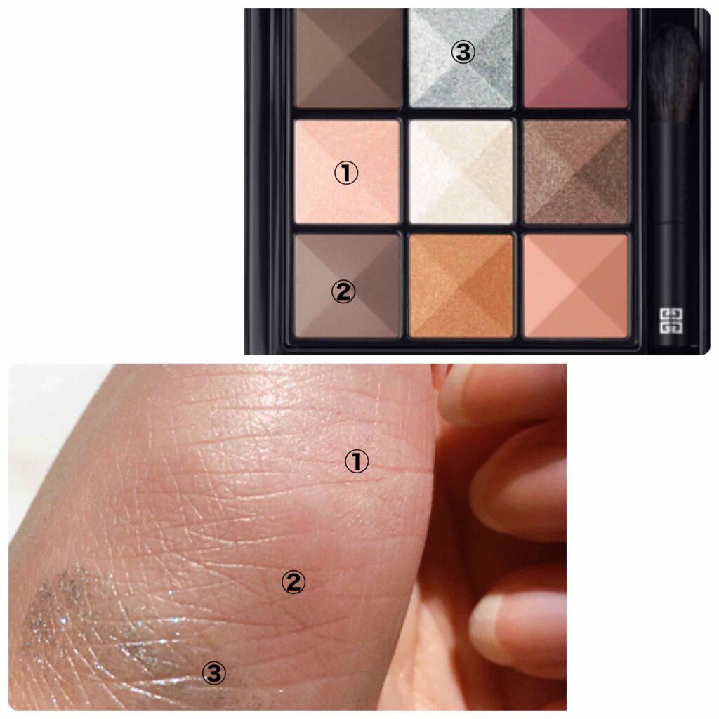 ル・ヌフ・ジバンシイ/GIVENCHY/アイシャドウパレットを使ったクチコミ(2枚目)