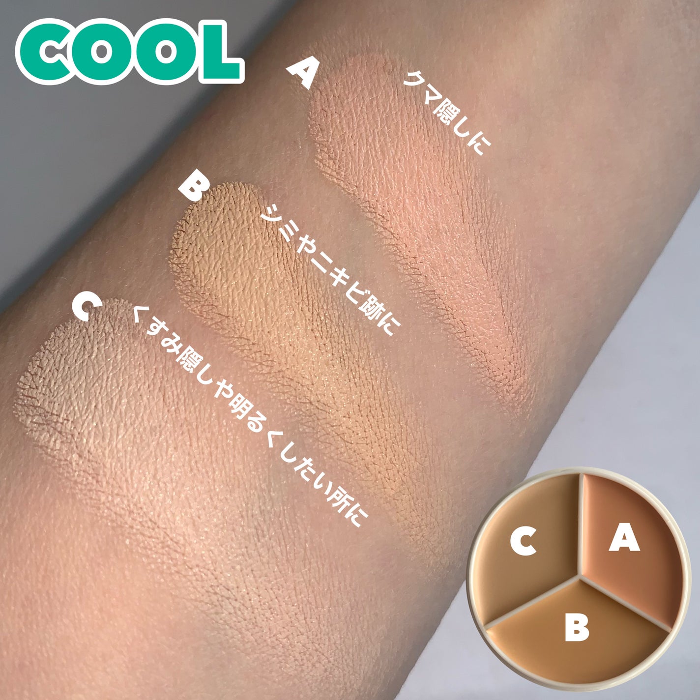 カバーアッププロコンシーラー/TFIT/パレットコンシーラーを使ったクチコミ(4枚目)