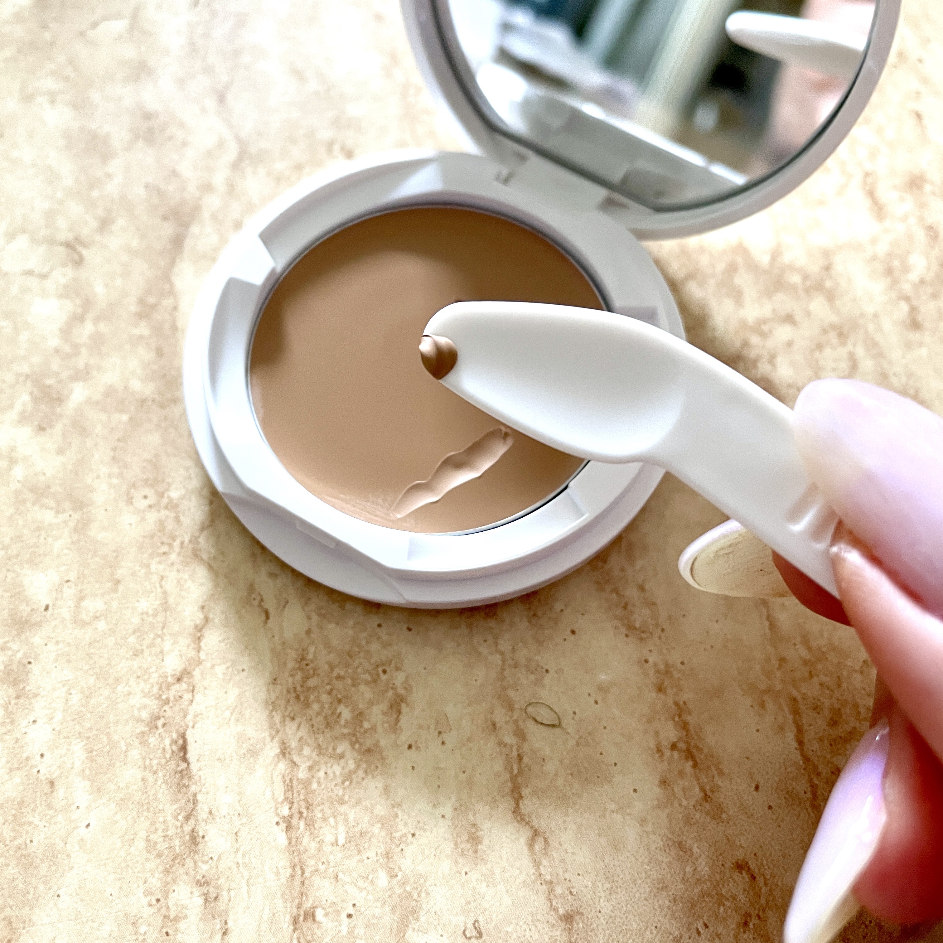 マーシュフィールド SC クリームファンデS ケース/マーシュ・フィールド/クリーム・エマルジョンファンデーションを使ったクチコミ（3枚目）