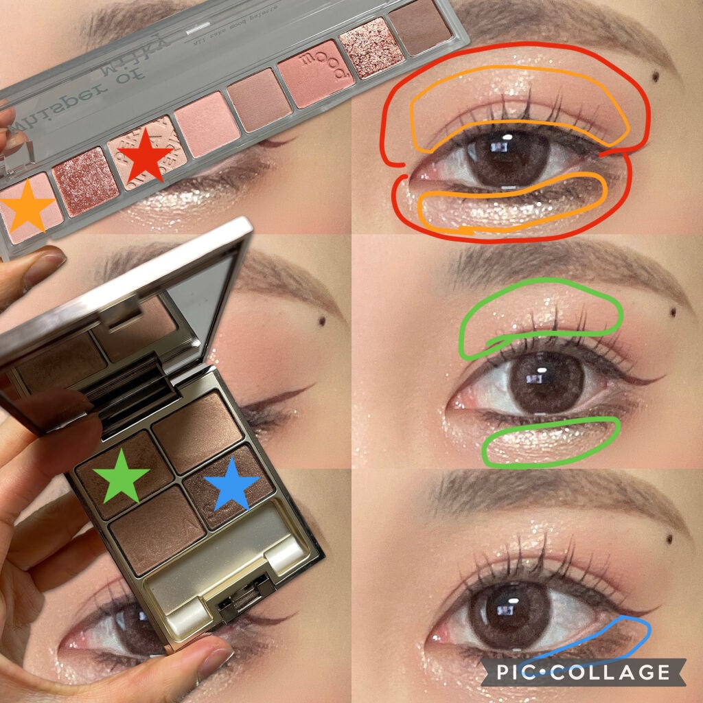 スキンモデリングアイズ/LUNASOL/アイシャドウパレットを使ったクチコミ(3枚目)