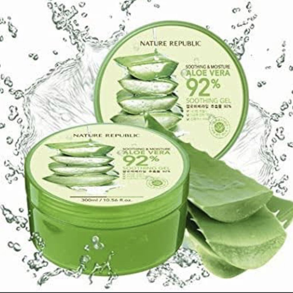 マイルド＆モイスチャーアロエジェル/ネイチャーリパブリック/ボディローションを使ったクチコミ（1枚目）