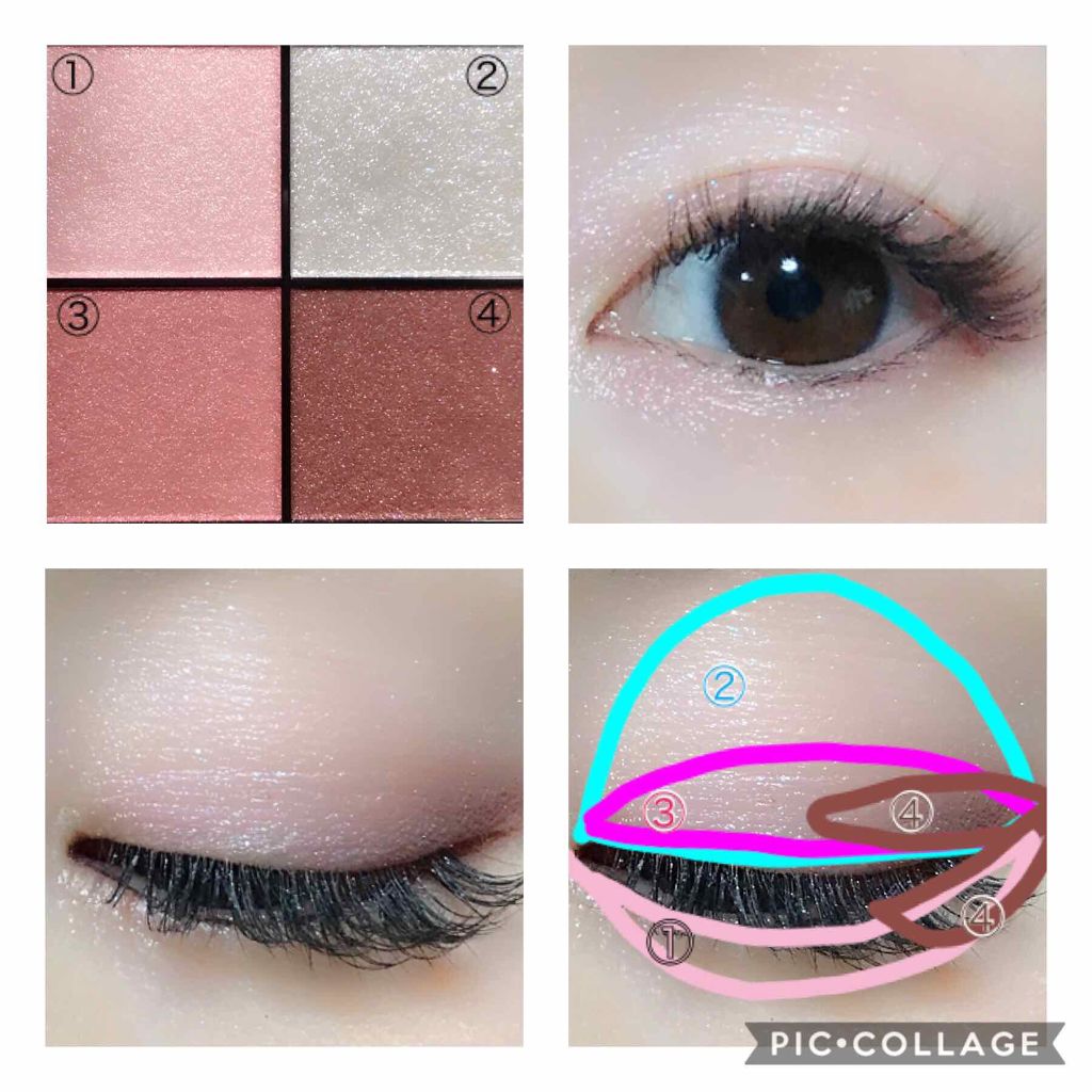 リアルクローズシャドウ/excel/アイシャドウパレットを使ったクチコミ（3枚目）