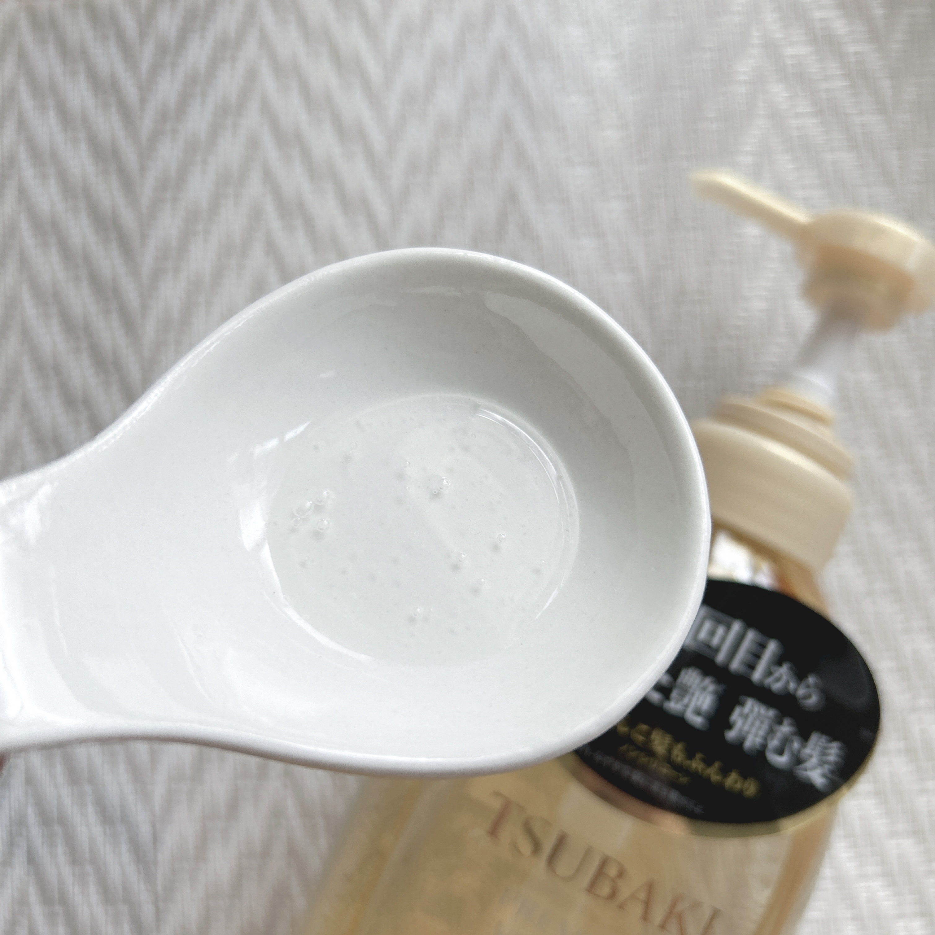 TSUBAKI プレミアム ボリューム＆リペア シャンプー/コンディショナー シャンプー（450mL）/TSUBAKI/市販シャンプーを使ったクチコミ（2枚目）