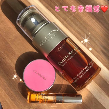 CLARINS ダブル セーラム トライアルキットのクチコミ「✨2020年はスキンケアイヤー✨

土台がなってないとメイクも映えない
と、言う事で(あくまで.....」（1枚目）