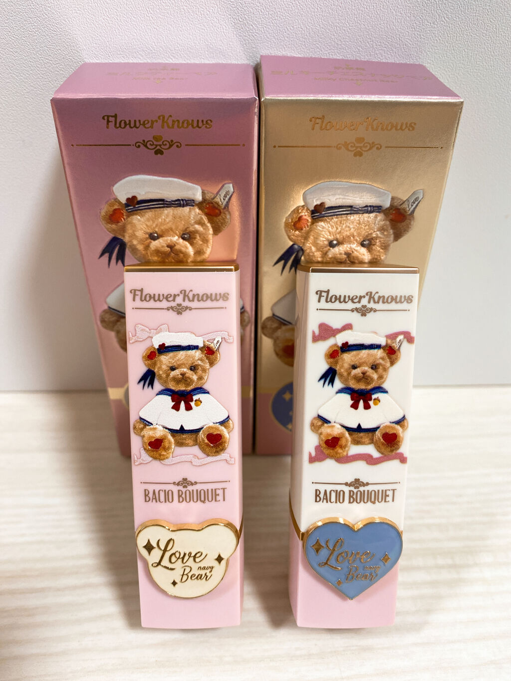 Love Bear マットリップスティック ミルクティーベア/FlowerKnows/口紅を使ったクチコミ（1枚目）